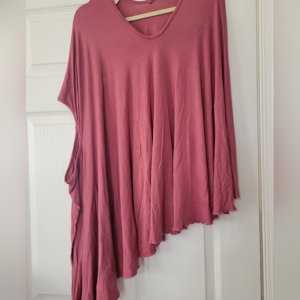 Shawl Dawls One Size Multi-Way Wear Poncho Top Stretch Lagenlook Relaxed Nursing